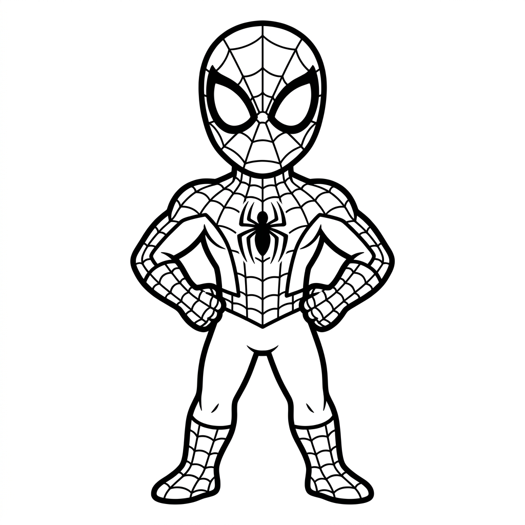 5 Free Printable Spider-Man Coloring Pages for Kids (PDF Collection)